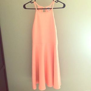 Coral summer dress